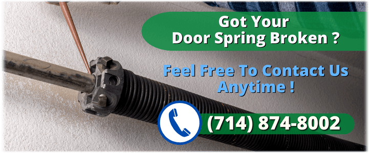 Broken Garage Door Spring Repair Costa Mesa, CA
